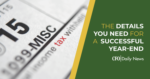 Top of a 1099-MISC Tax Form: The details you need for a successful year-end. CFO|Daily News