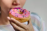 Eating A Doughnut Eating A Doughnut