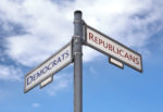 Political Party Street Sign