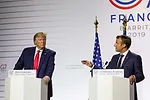 President Donald Trump and French President Emmanuel Macron President Donald Trump and French President Emmanuel Macron