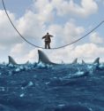 Tightrope Walking Over Shark Infested Waters