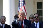 Trump at Podium Trump at Podium