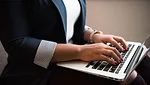 Woman Typing